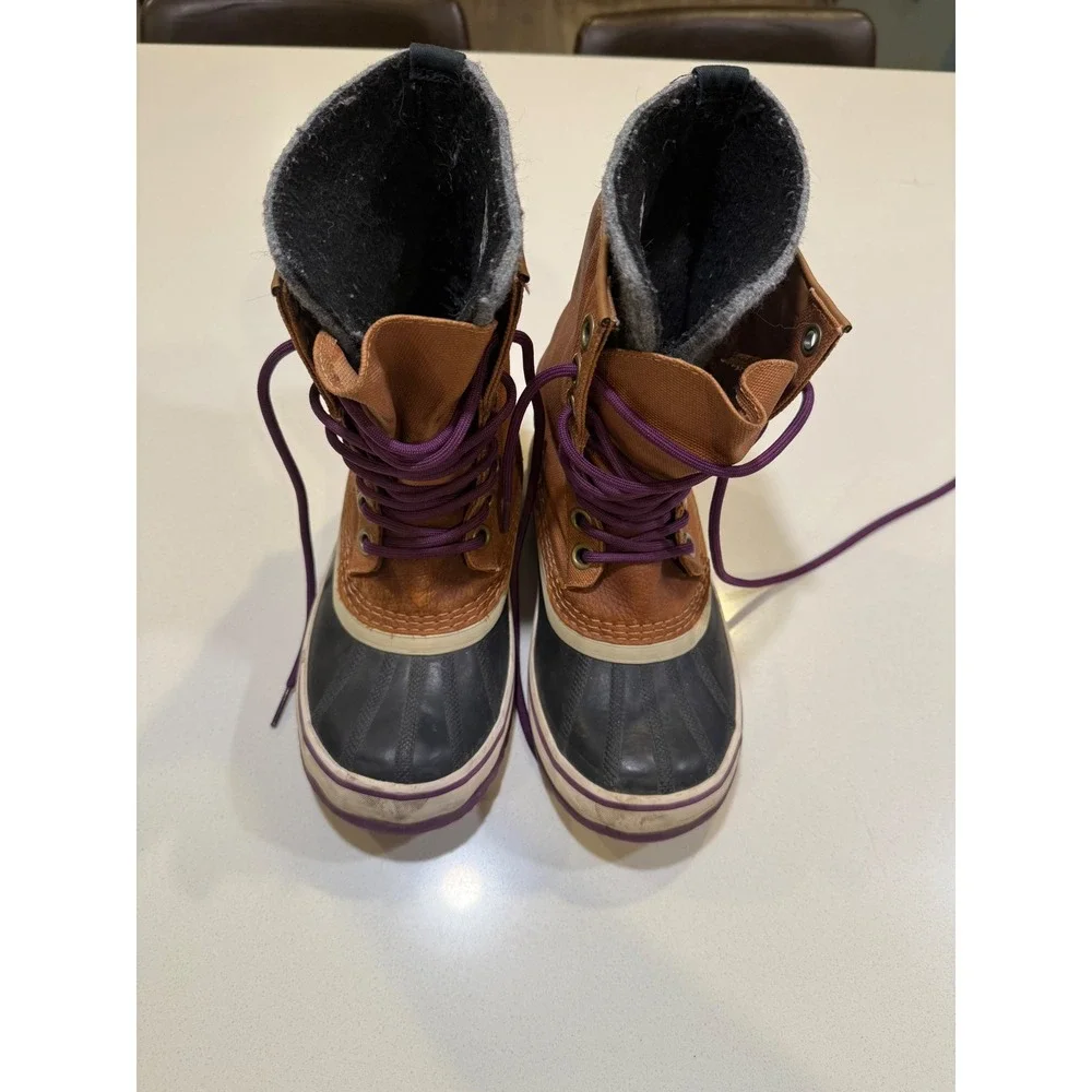 Sorel Winter Snow‎ Boots Waterproof Insulated Lace Up Women's Size 6